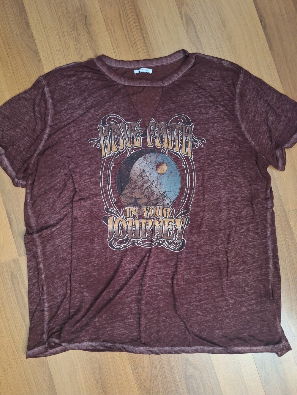 Have Faith In Your Journey, Maurices Graphic Tee, Distressed